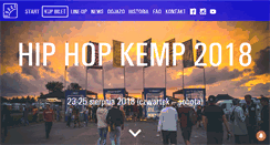 Desktop Screenshot of hiphopkemp.pl