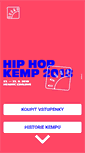 Mobile Screenshot of hiphopkemp.cz