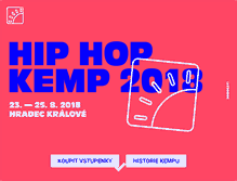 Tablet Screenshot of hiphopkemp.cz